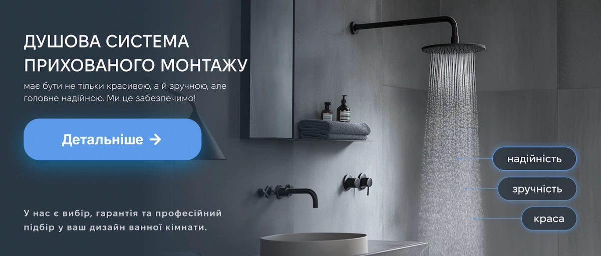 build in shower