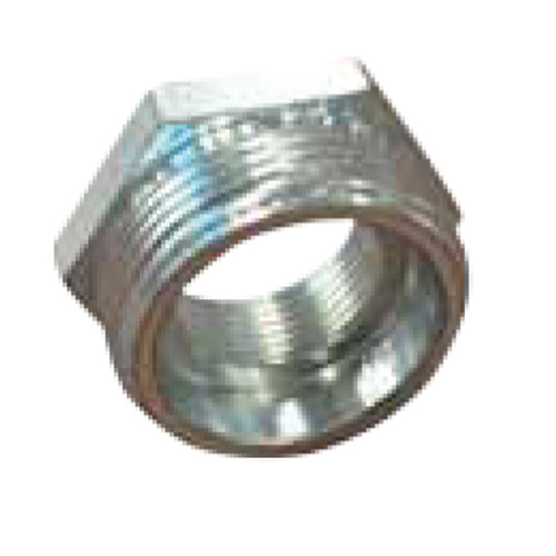 Переходник, стальной, оцинкованный, D=1