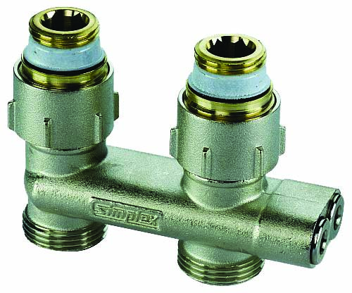 Перехресний вузол підключення Simplex тип E1/50 кутовий, 1/2