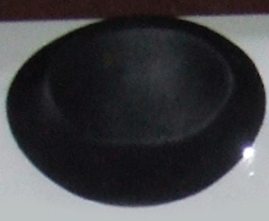Підголовник пластиковий для ванни UFO, (чорного кольору) 1