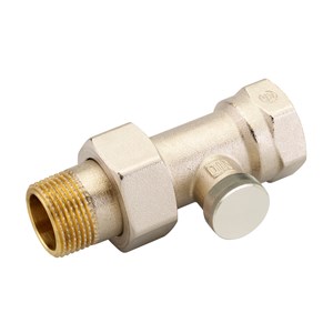 Радиаторный клапан RLV-S-20, прямой, никелир. 1