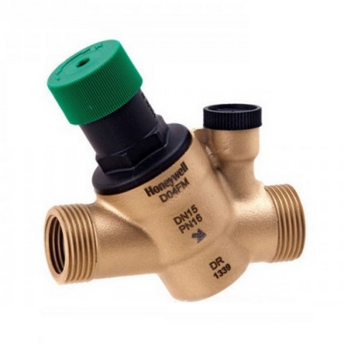 Регулятор тиску DN15. PN16. Tmax 70 0C. Діапазон налаштувань 1.5-6.0 бар,внутр.1/2, зовн.3/4 1