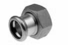 З'єднувач, Inox, роз'ємний, D = 35 мм x 1.1 / 2 