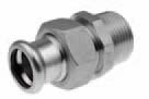 З'єднувач, Inox, роз'ємний, D = 42 мм x 1.1 / 2