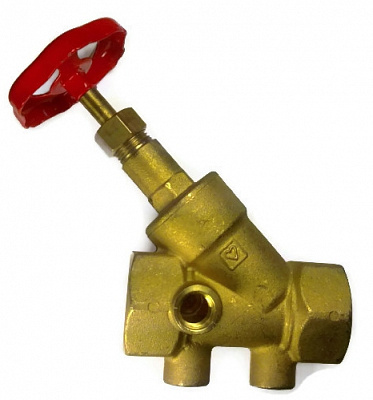 Клапан запорный STROMAX с 2 отверстиями, Ду25 1