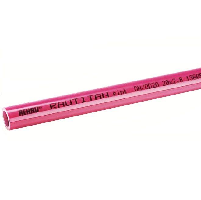 Труба RAUTITAN pink PE - Xa, D=16x2,2 мм 1