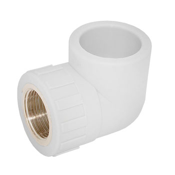Куточок під 90°, PP-R, Banninger, В, D = 25мм x 3/4