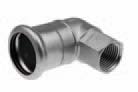 Куточок під 90 град., Inox, D = 22 мм x 3 / 4
