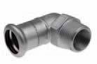 Куточок під 90 град., Inox, D = 28 мм x 1