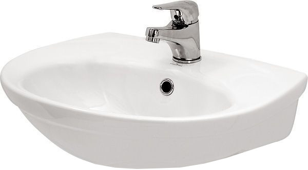 УМИВАЛЬНИК EKO 55 NEW З ОТВОРОМ ДЛЯ АРМАТУРИ 1