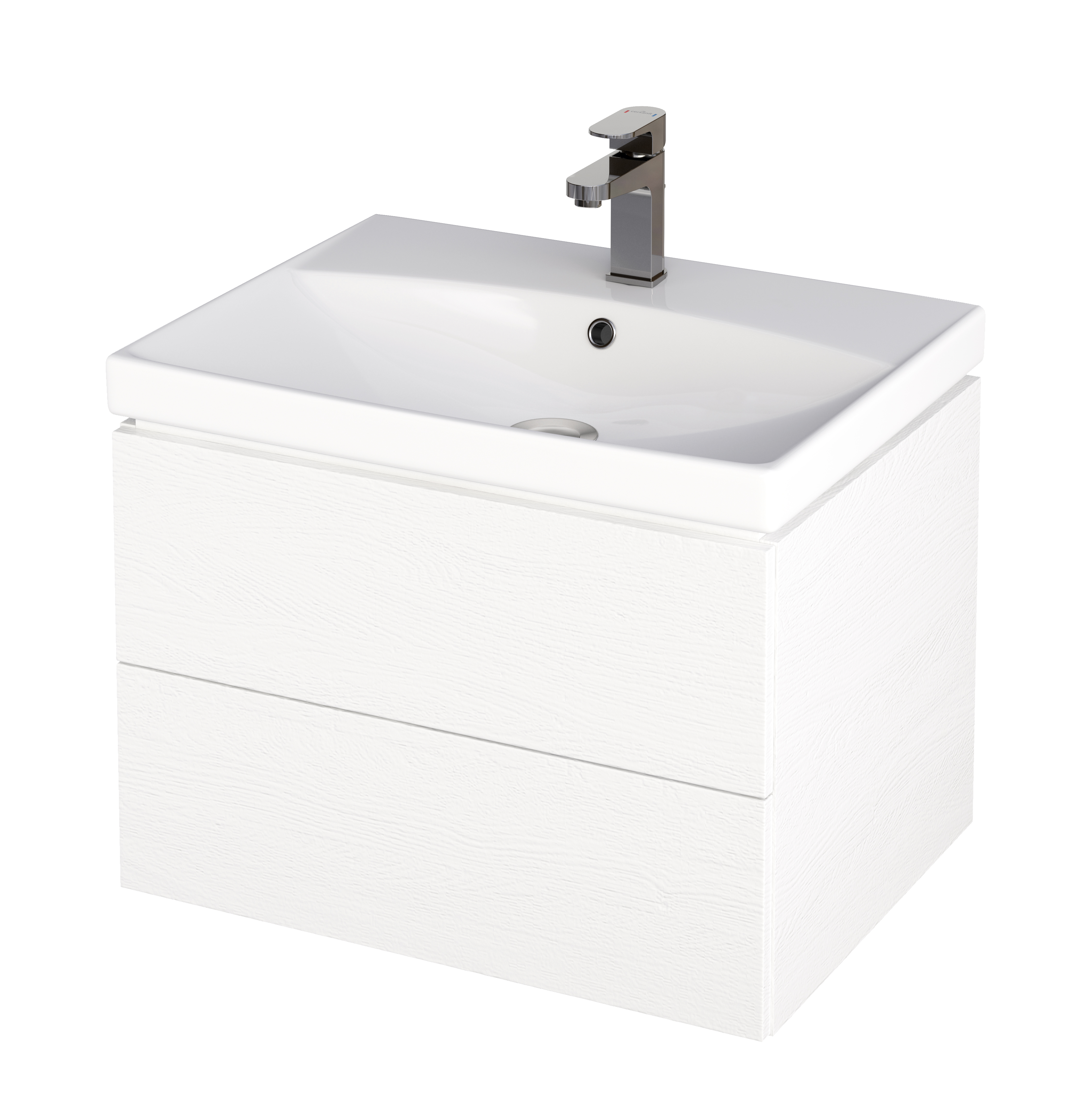 Шафка під умивальник CITY/FARE/COMO/COLOR/NATURE/ 60 WHITE MOUNT 1