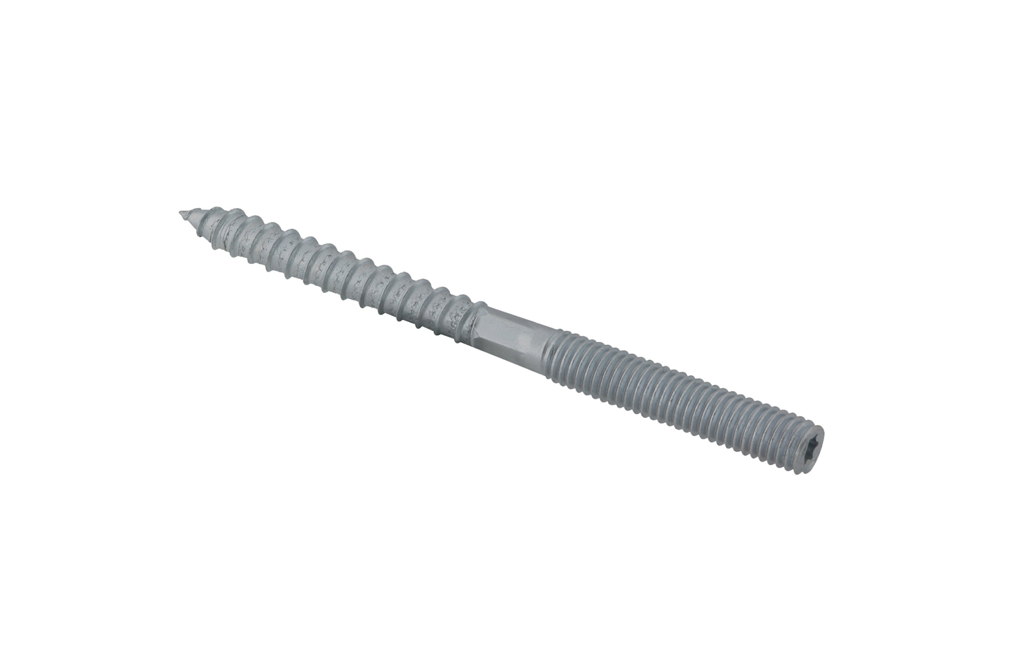 Шуруп с двойной резьбой, M8, 150х10 мм 1
