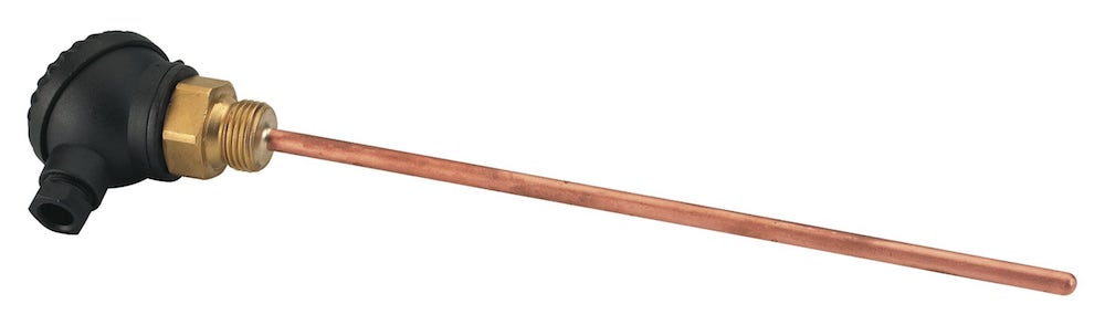 Датчик температури, погружной ESMU, L = 250 мм, мідь 1