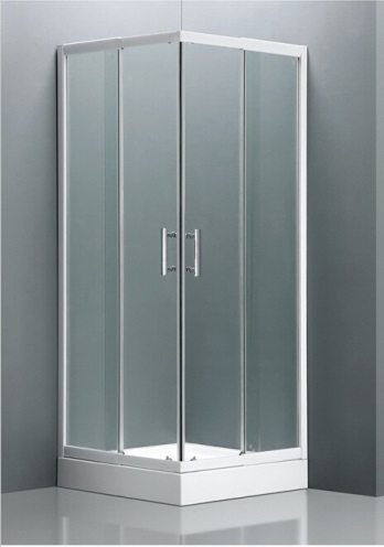 Душова кабіна SQUARE2, 90x90х185 см, прозора, профіль  білий 1