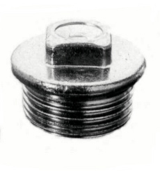 Заглушка, сталева, оцинкована, D = 3 / 8 