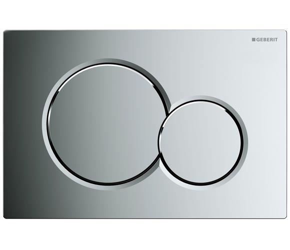 Клавіша змиву, GEBERIT SIGMA 01, хром.,подвійний змив 1