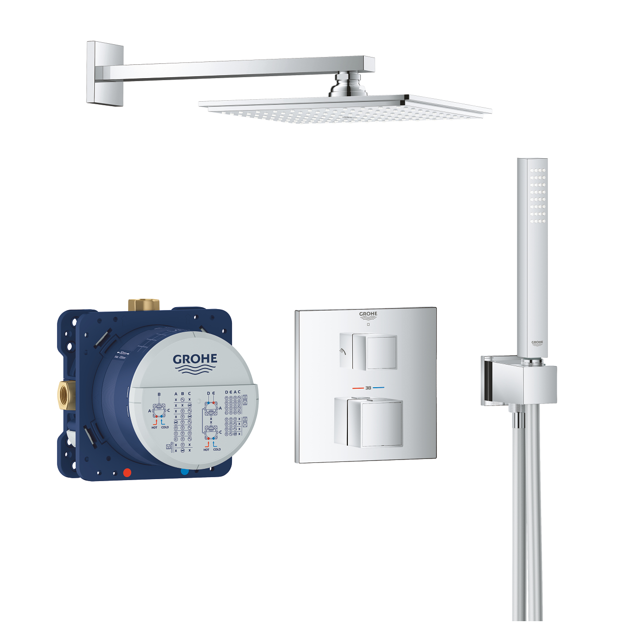 Комплект для душу Grohtherm SmartControl з Rainshower F-series 1