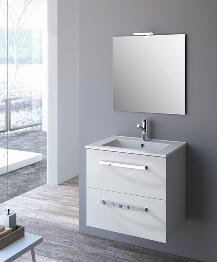 Комплект меблів STUDIO LINE 800 ( тумба, раковина, дзеркало,підсвітка)  L.80xA.46 см 1