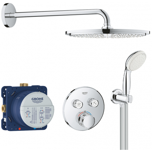 Комплект прихованого монтажа для душа Grohe Grohtherm SmartControl (2911900+3560000+26557000+2640600 1