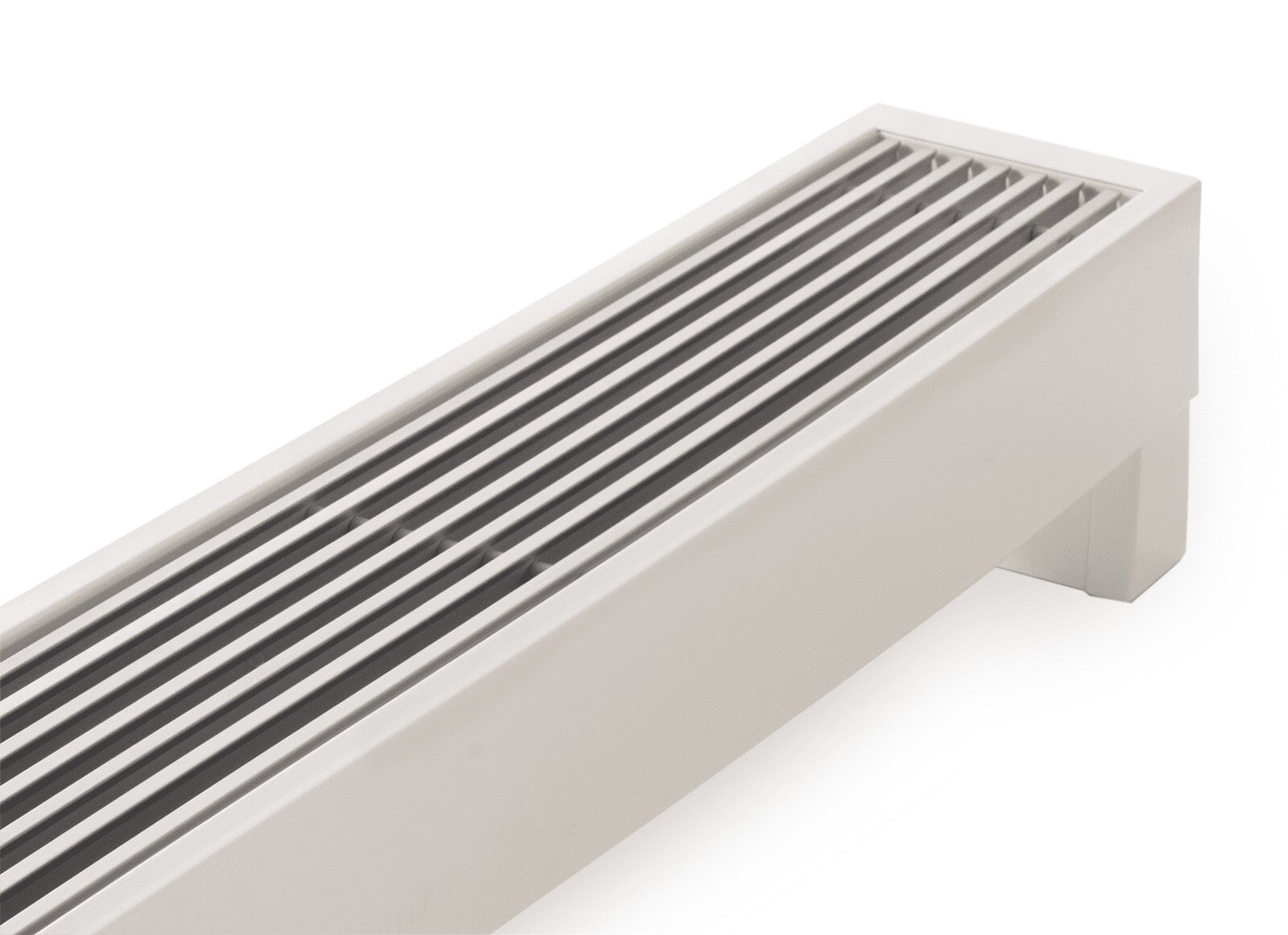 Конвектор напольный, естеств., FRTH-2250 RAL7035 с решеткой Ral 7035 1