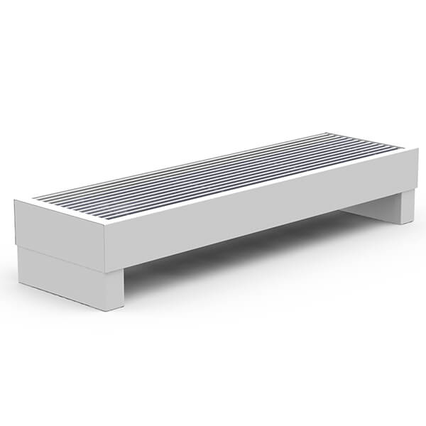 Конвектор підлоговий FRT2H-1490 White з решіткою Сатин 1
