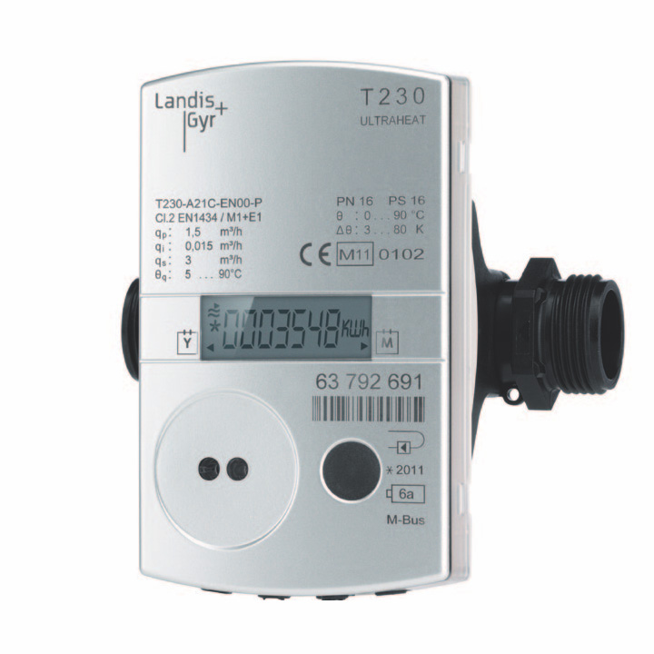 Лічильник тепла T230-B26C-UA00-P (с интерфейсом проводной M-Bus) 1