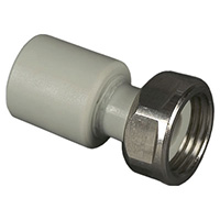 Муфта с накидной гайкой, PP-R, D=20 мм x 1/2