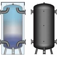 Буферна емність для охолоджувальної води KWP 500 (PN6, без ізоляції)