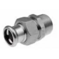 З'єднувач, Inox, роз'ємний, D = 42 мм x 1.1 / 2