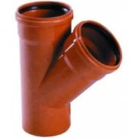 Трійник ПВХ, кут = 87 град., D = 250x160 мм