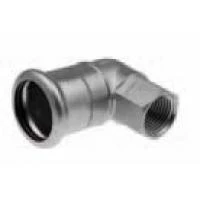 Куточок під 90 град., Inox, D = 15 мм x 1 / 2