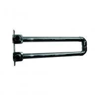 Куточок з нікель. трубкою Cu15 та кронштейном, спарений, D=14мм, (товщ. 2,0мм), L=300мм