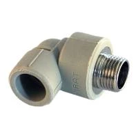Кутник, 90°, PP-R, D=40 мм x 1 1/4