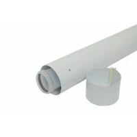 Подовжувач концентричної труби 60/100, РР, 0,5 м, (конд.)