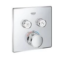 GROHTHERM SMARTCONTROL TЕРМОСТАТ ПРИХОВАНОГО МОНТАЖУ З 2 КНОПКАМИ КЕРУВАННЯ