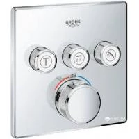 GROHTHERM SMARTCONTROL ТЕРМОСТАТ ПРИХОВАНОГО МОНТАЖУ ІЗ 3 КНОПКАМИ КЕРУВАННЯ