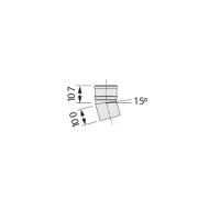 Колено 15° DN 130 PP (set of 2 p.)