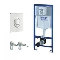 Grohe Rapid SL комплект 3-в-1 для унітазу (кнопка Skate Air біла)