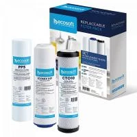 Комплект картриджів Ecosoft для потрійних фільтрів (Жорсткість)