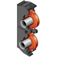 Комплект перехідників в ізоляції Victaulic-зварка DN 150 x DN 150 PN10 (2 шт.) (шт)