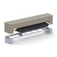 Конвектор напольный Stone-FRH-1000 Black + Obsidan (508) Square