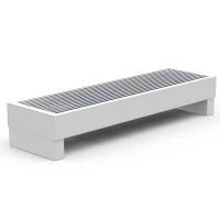 Конвектор підлоговий FRT2H-1310 White з решіткою Сатин