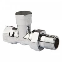 Кран радиаторный Хром FADO 1/2'' прямой нижний