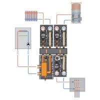 Акціоний пакет №4 Plus 2xUK/MK з насосами Grundfos (кожух білого кольору)